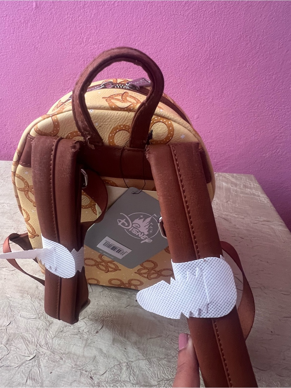 🥨 Loungefly Disney Pretzel Mini Backpack  Read Description - Picture 13 of 16